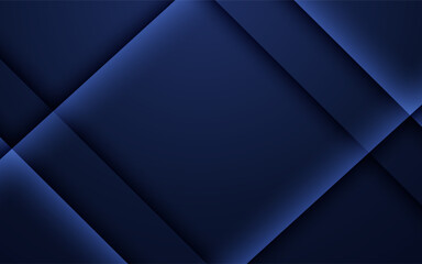 Geometric dark blue texture background with glowing edges and shadows