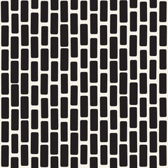 Vector seamless pattern. Repeating geometric elements. Stylish monochrome abstract background design.