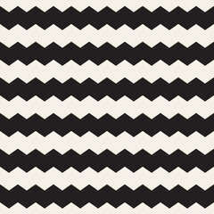 Vector seamless pattern. Repeating geometric elements. Stylish abstract monochrome background design.