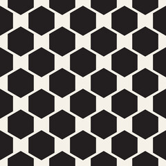 Vector seamless pattern. Repeating geometric elements. Stylish abstract monochrome background design.