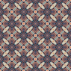 Geometric seamless pattern, ornament, abstract colorful background, fashion print, vector decorative texture.