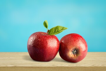 Food concept with an apple, care for the planet, respect, recycle, reduce food waste, eco living