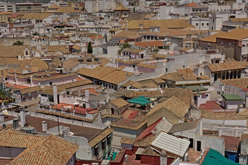 Fototapeta premium roloftops of Cordoba, Spain, high angle view