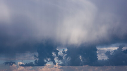 Obraz premium blue sky with rain clouds