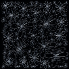 black and white seamless pattern