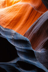 Schlucht mit Dünen in Afrika