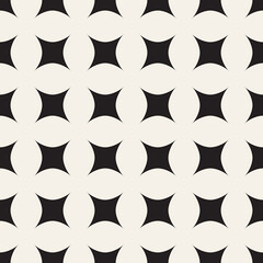 Vector seamless pattern. Repeating geometric elements. Stylish background design.