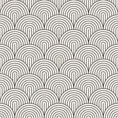 Vector seamless pattern. Repeating geometric elements. Stylish background design.