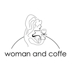 woman and coffe