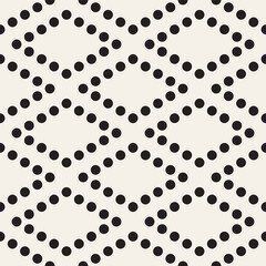 Vector seamless pattern. Repeating geometric elements. Stylish background design.