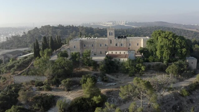 Beit Jimal monastery, close up, Beit shemesh, Israel
Drone view from israel 2022
