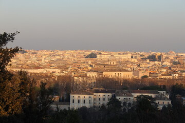 Fototapeta na wymiar Vista aérea de Roma