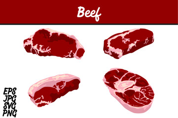 set of beef