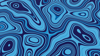 Modern light blue vector template with bent lines and dynamic shapes. Abstract illustration new template for your design.