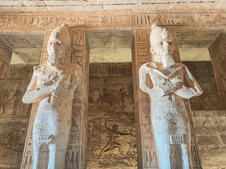 Abu Simbel, a rock in Nubia, two ancient Egyptian temples, the time of Ramses II