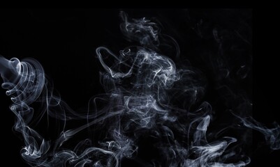 Abstract wallpaper smoke design, dark background design
