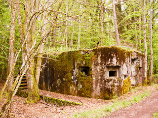 Alter Bunker in der Maginot Linie