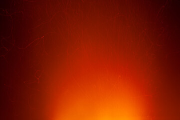 Red sparks of fire from a bonfire with a black background