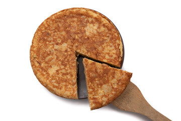 Potato omelette, known as 