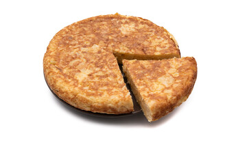 Potato omelette, known as 
