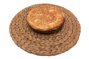 Potato omelette, known as 