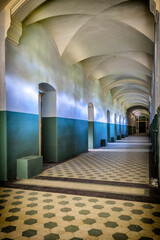 Beelitz Heilstätte - Wohnpavillon A - obrazy, fototapety, plakaty