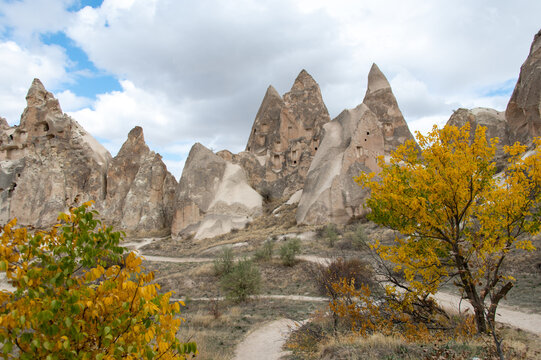 Rock formations, Cappadocia Turkey