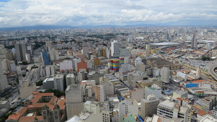 aerial view of the city