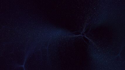 3D rendering abstract colorful fractal light background