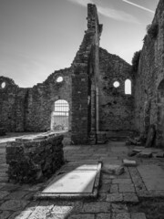 Fototapeta premium The ruin of old town Dvigrad in Croatia