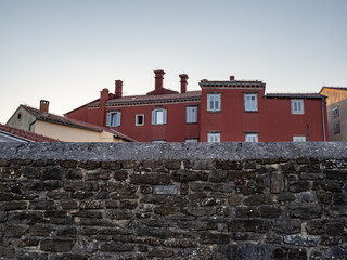 The ancient architecture in town Motovun