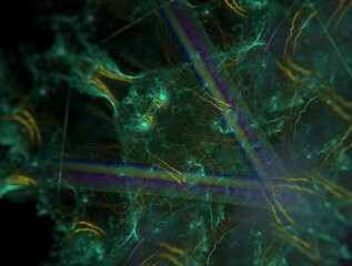 Imaginatory fractal abstract background Image