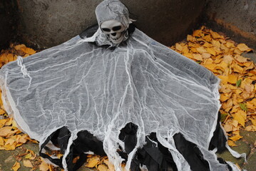 skeleton in the park