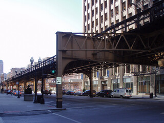 city street in chicago