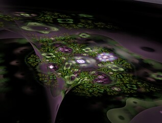 Imaginatory fractal abstract background Image