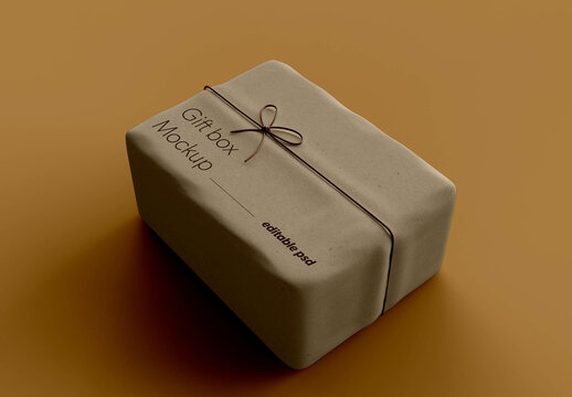 Gift Box Mockup
