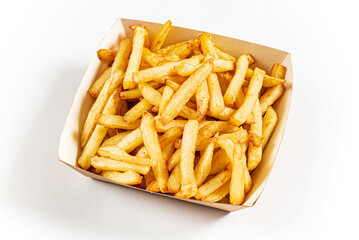 french fries in the box
