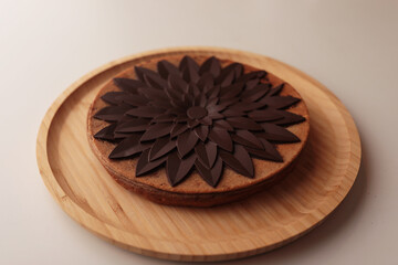 Fondant au Chocolat Blanc & Fleur Chocolat Noir