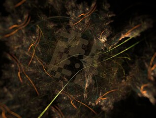 Imaginatory fractal abstract background Image