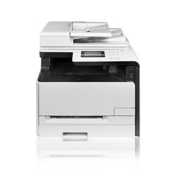 Business Smart Laser Multifunction Printer Isolated on White