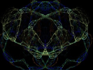 Imaginatory fractal abstract background Image