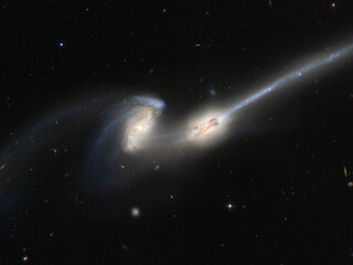 ESA/Hubble: Hubble's newest camera takes a deep look at two merging galaxies NGC 4676.