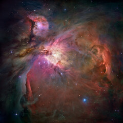 Naklejka na ściany i meble ESA/Hubble: Hubble's sharpest view of the Orion Nebula