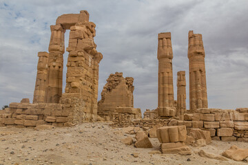 Ruins of the ancient temple Soleb, Sudan