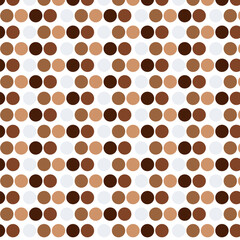 patrón con circulos multicolor