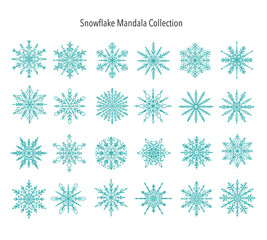 Snow-Flakes Mandala Collection-2