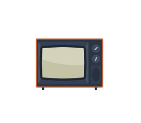 Television vector isolated icon. Emoji illustration. TV vector emoticon