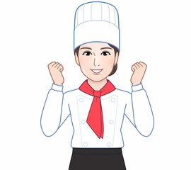 パティシエの女性