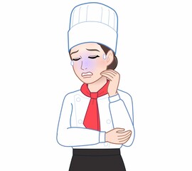 パティシエの女性