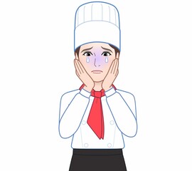 パティシエの女性